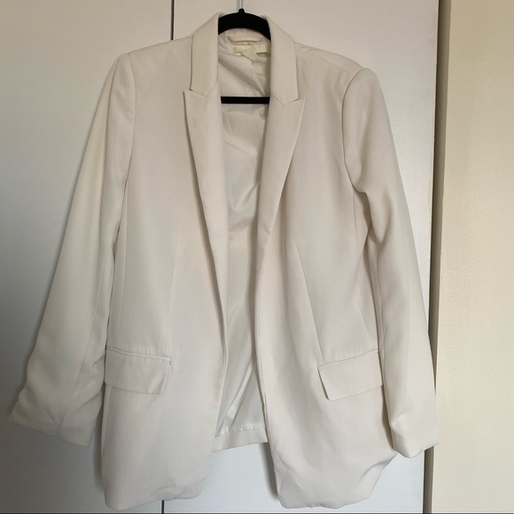 H&M White Blazer Jacket